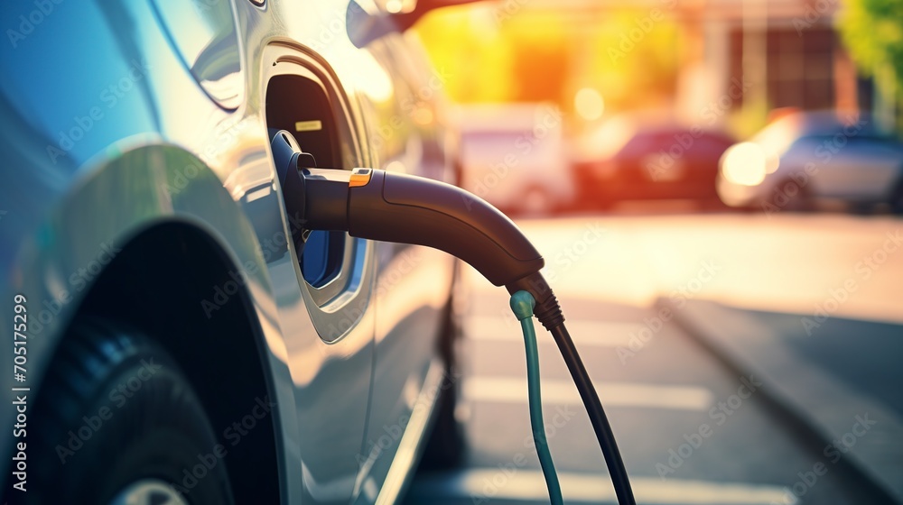 electric car charging in the garage electric car charging in the garage