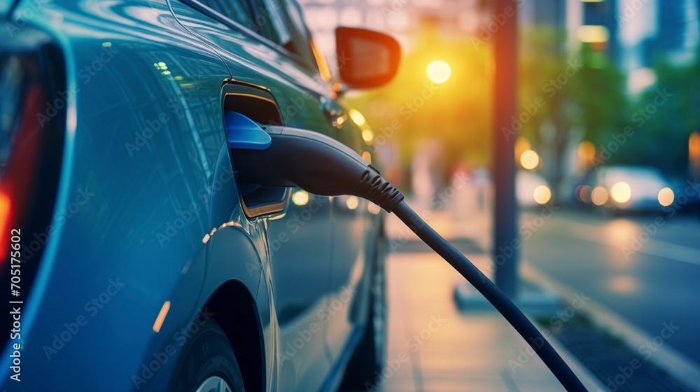 electric car charging in the garage electric car charging in the garage