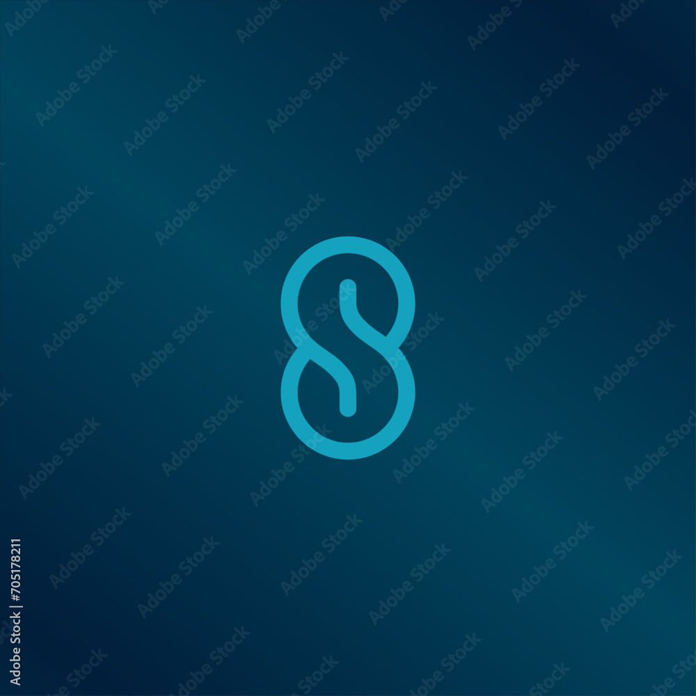 Infinity Letter S Logo Design Template. Vector logo design for business. S letter sign Infinity Letter S Logo Design Template. Vector logo design for business. S letter sign