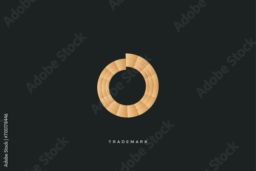 o letter vector trademark brand logo