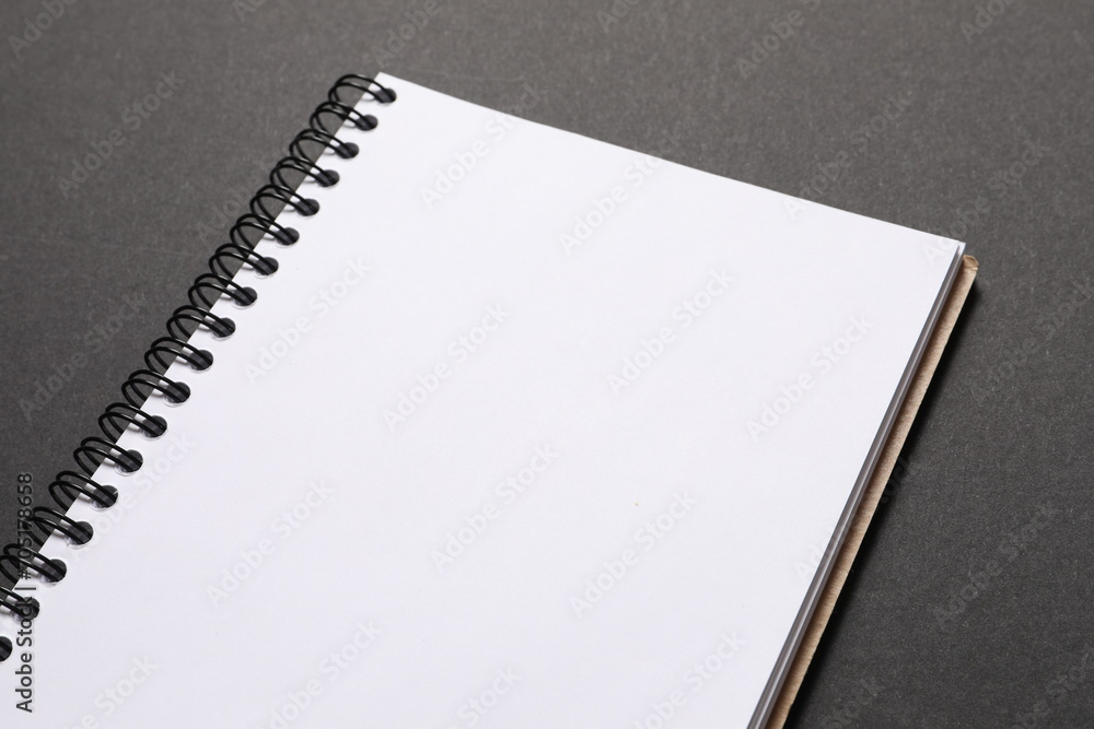 notebook on a black background notebook on a black background