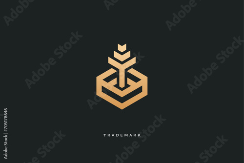 wellness spa plant nature and environment vector logo