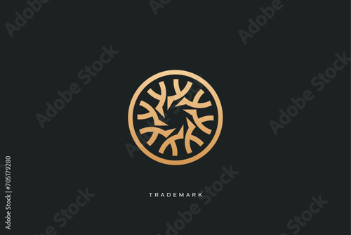 camera film photography videography multimedia production vector logo