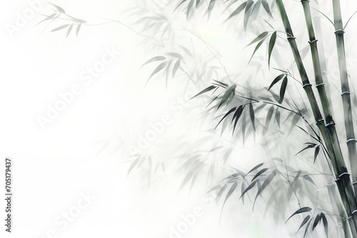 Green Bamboo Forest in the Mist © duyina1990