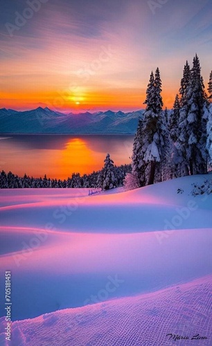 sunrise in the mountains © abdus satar