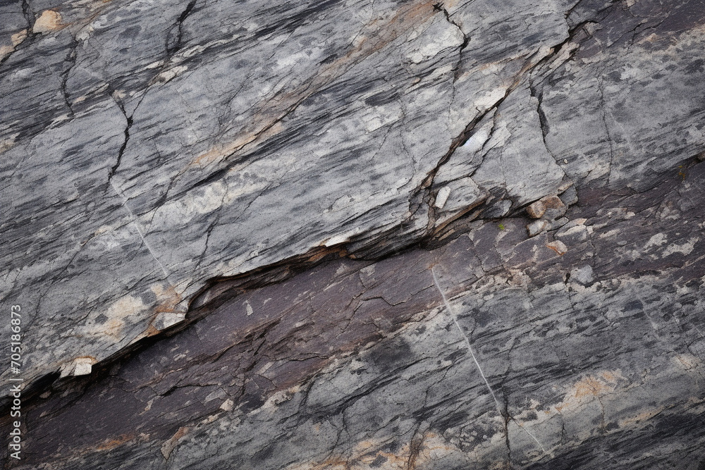 Rough granite stone texture with a polished edge Rough granite stone texture with a polished edge