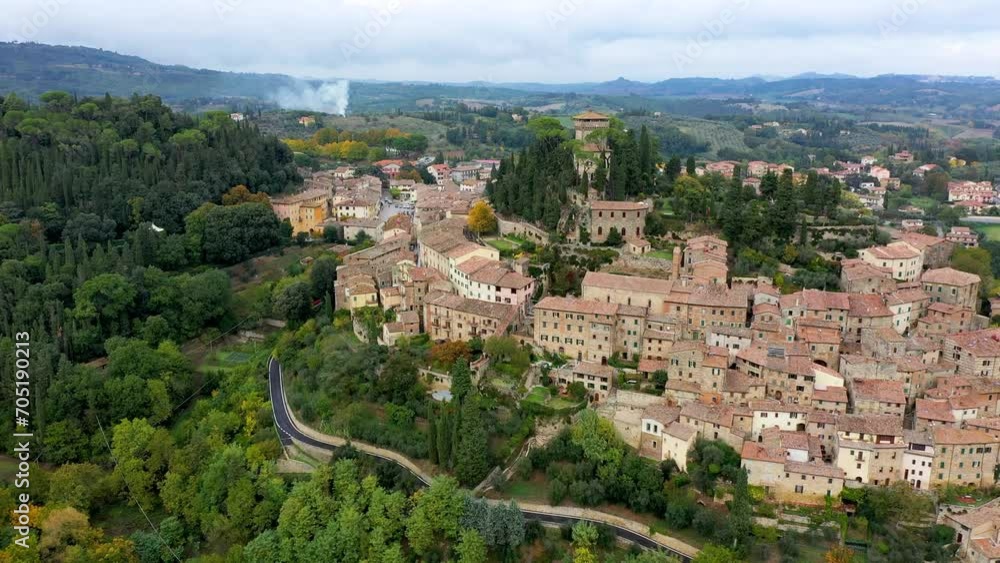 Cetona, Travel in Tuscany, Italy. Magnificent view of the ancient hilltop village of Cetona, Siena, Italy. Cetona, Travel in Tuscany, Italy. Magnificent view of the ancient hilltop village of Cetona, Siena, Italy.