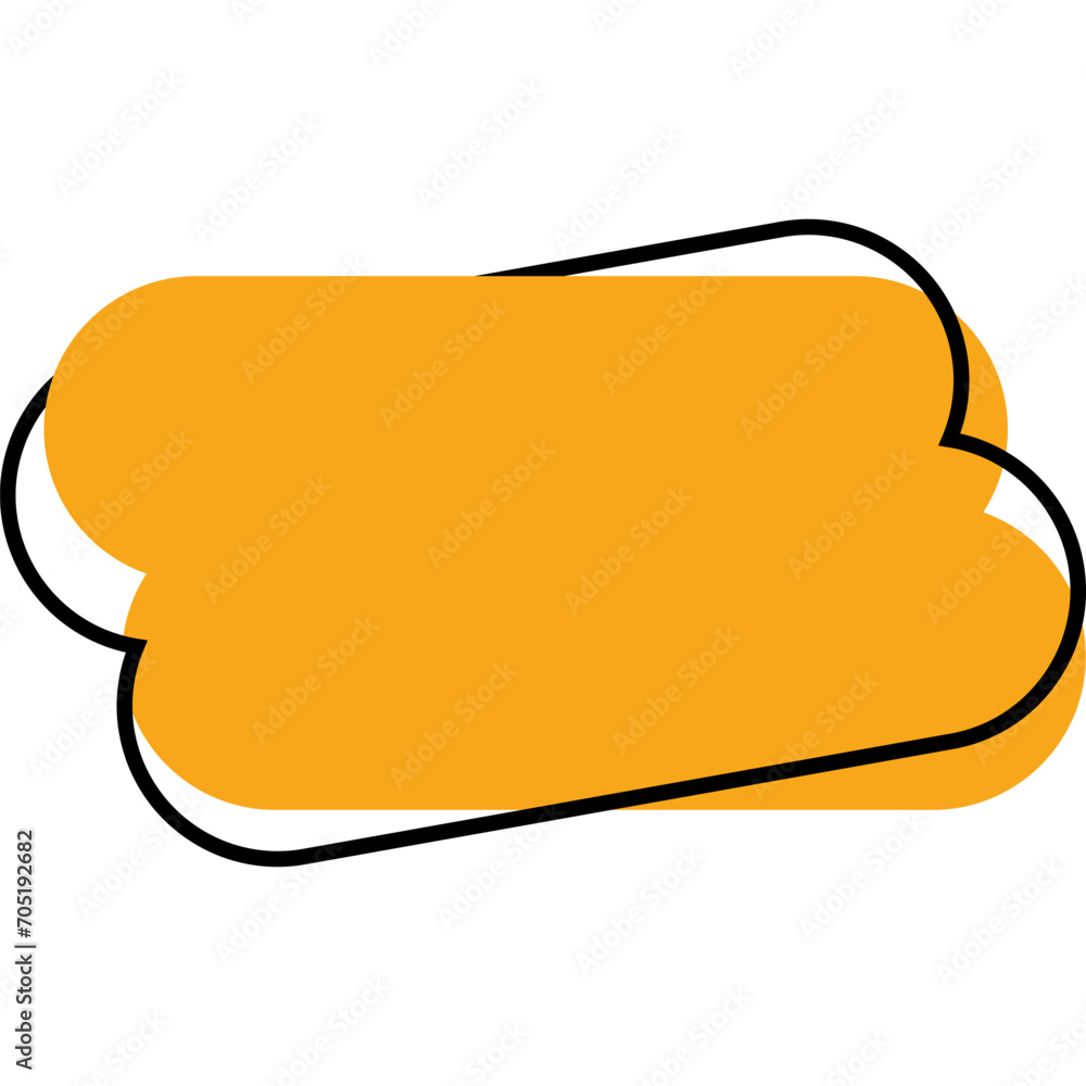 Rounded Line Banner Vector Rounded Line Banner Vector