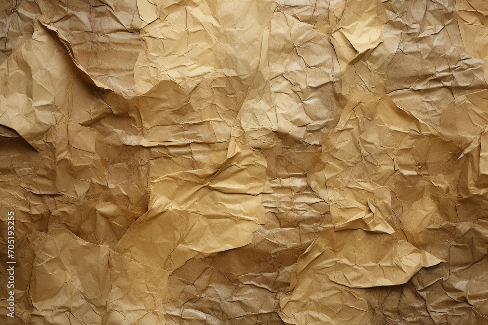 Torn and crumpled cardboard texture in earthy tones Torn and crumpled cardboard texture in earthy tones