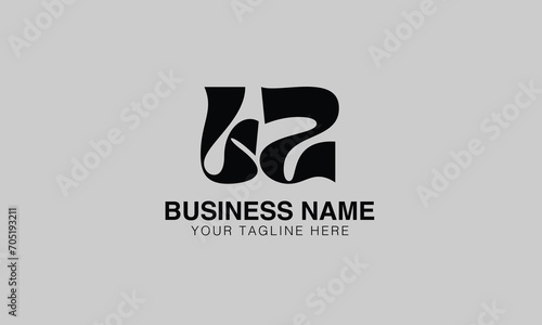 LZ l lz initial logo | initial based abstract modern minimal creative logo, vector template image. luxury logotype logo, real estate homie logo. typography logo. initials logo photo