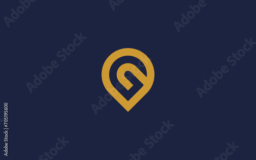 letter g with location logo icon design vector design template inspiration photo