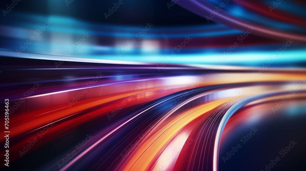 speedy broadband connection. digitalisation, speed, movement. illustration. abstract background