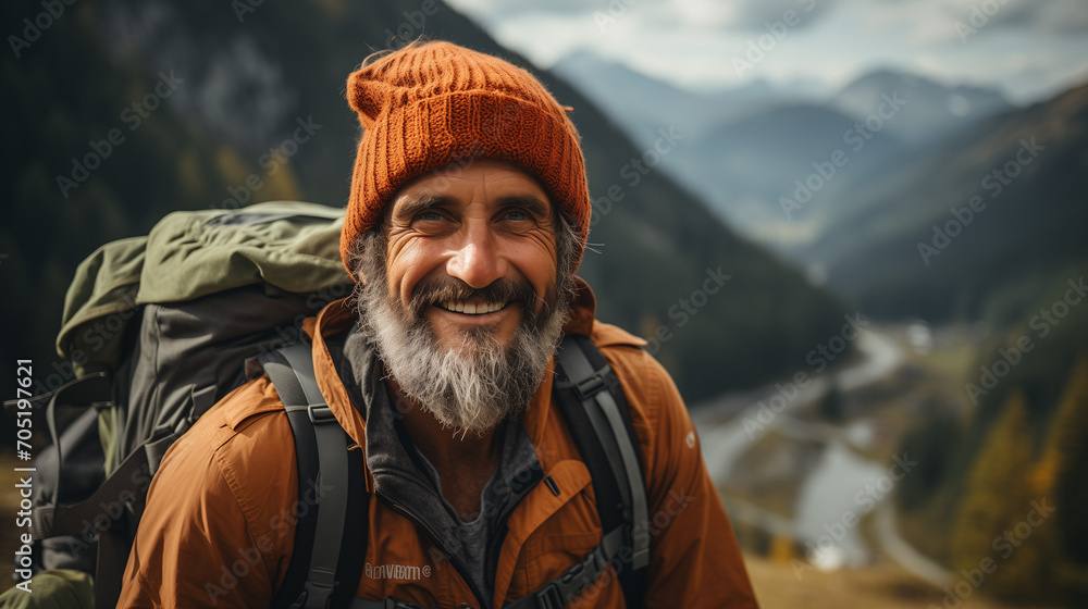 hiker in the mountains, Elderly Man, Good Mood, Standing, Natural Park, Taking in the Scenery, Mature, Happy, Free-Spirited, Traveler, Camping, Nature, Lakes, Mountains, Outdoor Enthusiast, Enjoying hiker in the mountains, Elderly Man, Good Mood, Standing, Natural Park, Taking in the Scenery, Mature, Happy, Free-Spirited, Traveler, Camping, Nature, Lakes, Mountains, Outdoor Enthusiast, Enjoying