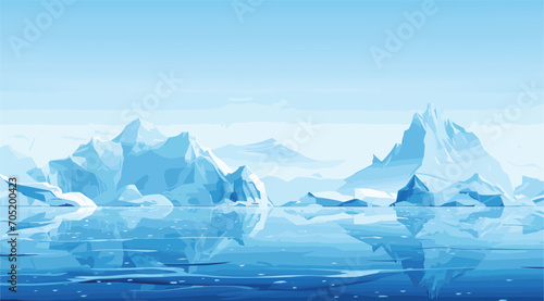 iceberg in the sea