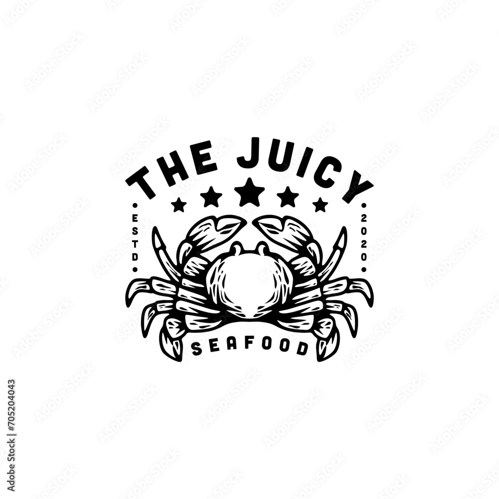 crab seafood restaurant logo design crab seafood restaurant logo design