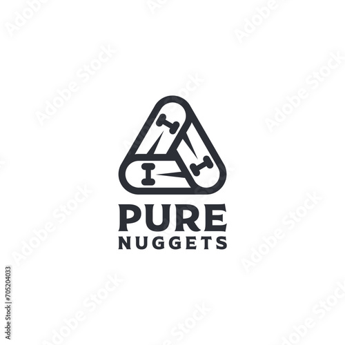 skate board simple logo design