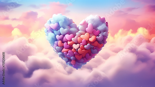 Valentine's Day hearts, Valentine's Day background, wedding background, blank copy space