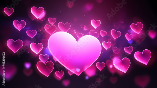 Valentine's Day hearts, Valentine's Day background, wedding background, blank copy space