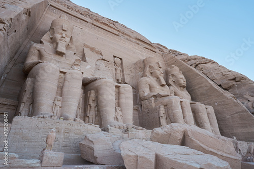 The great temple of ramesses ll, abu simbel, unesco world heritage site, Egypt.