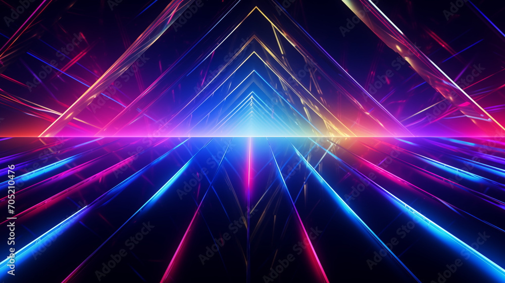 Obraz premium Abstract neon background.