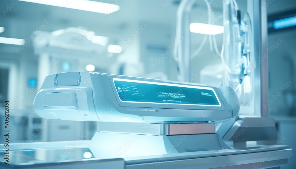 Medical Room With Machine, A Focus on Hospital Care Medical Room With Machine, A Focus on Hospital Care