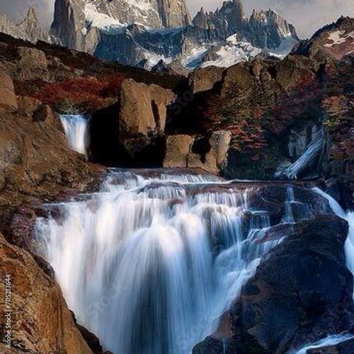 waterfall in yosemite