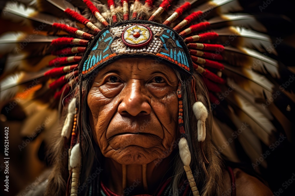 a chief of a native american tribe