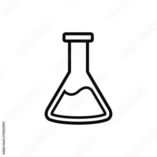 Erlenmeyer Icon Vector Simple Design