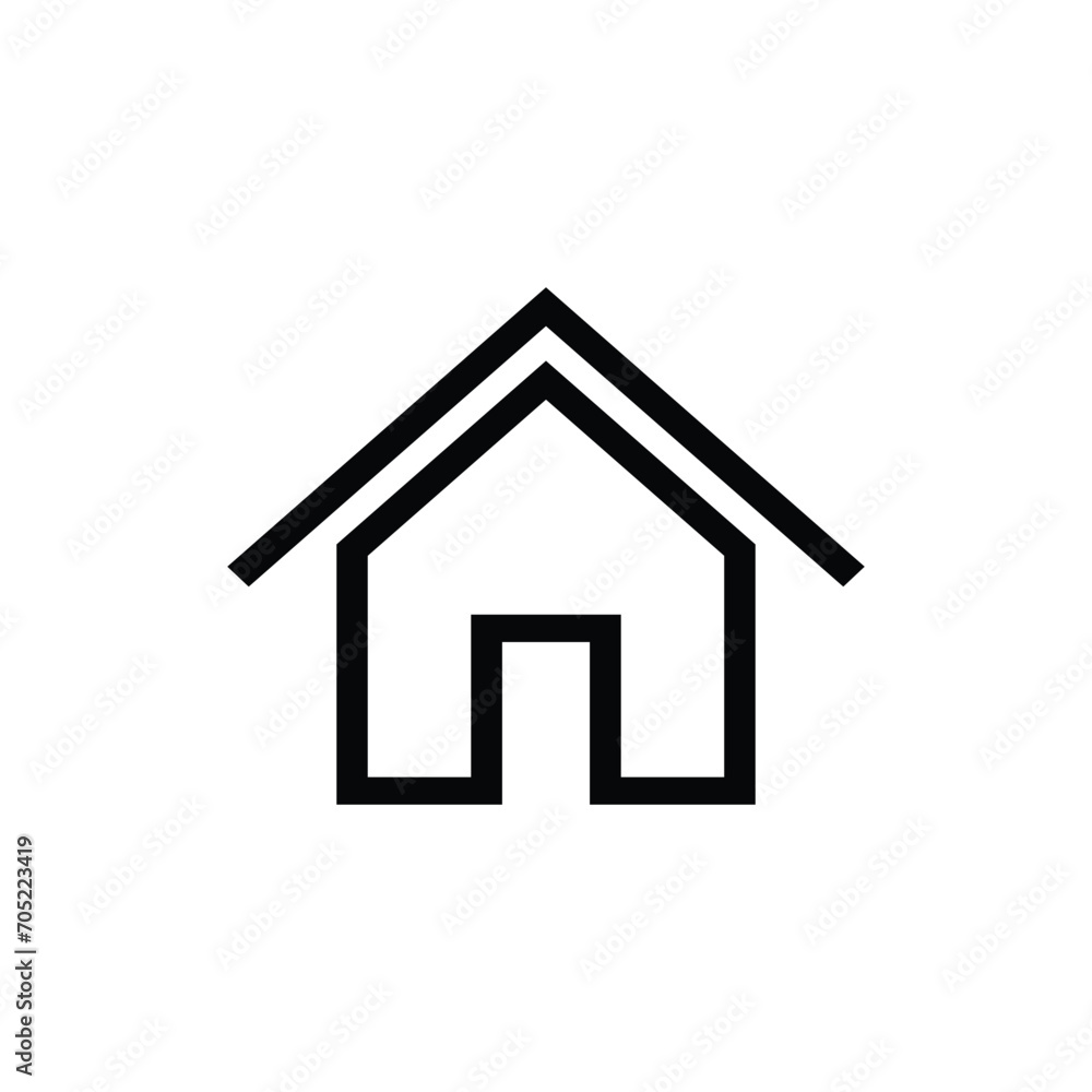 Home icon Vector Simple Design