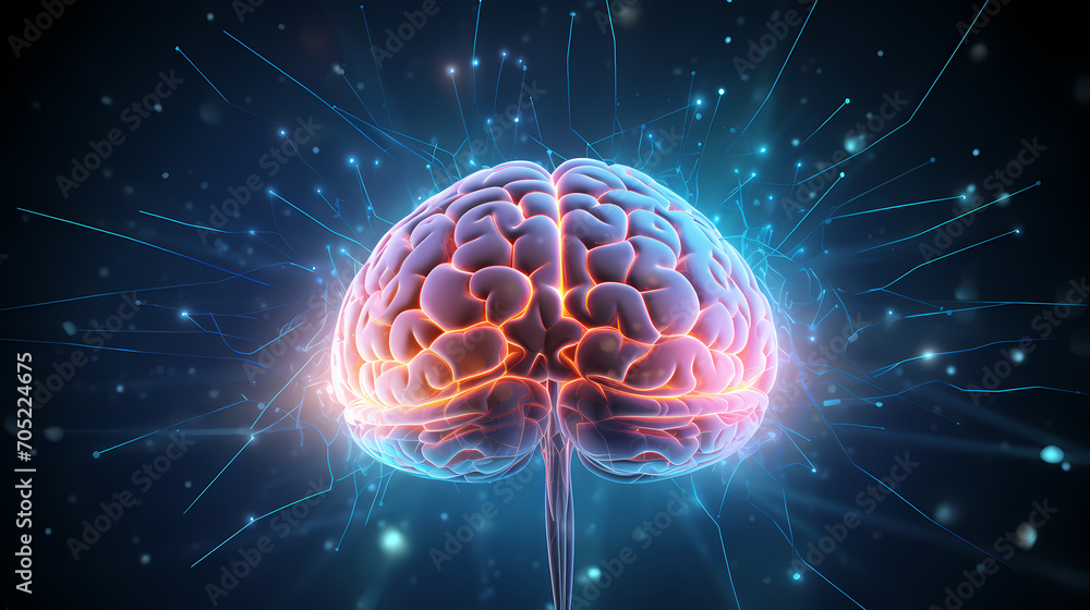 Fototapeta premium Technology abstract graphic poster web page PPT background, technology background