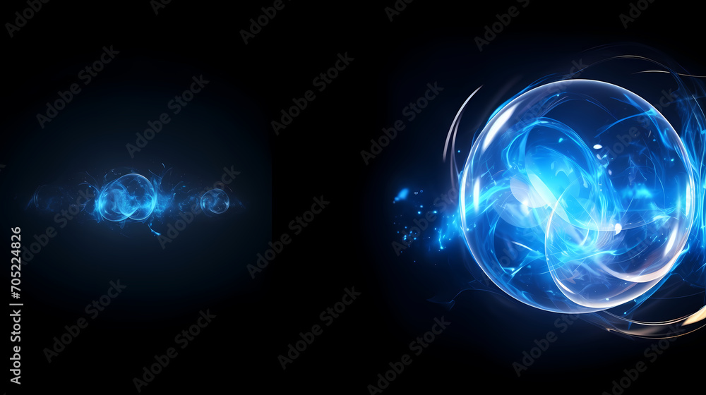 Obraz premium Technology abstract graphic poster web page PPT background, technology background