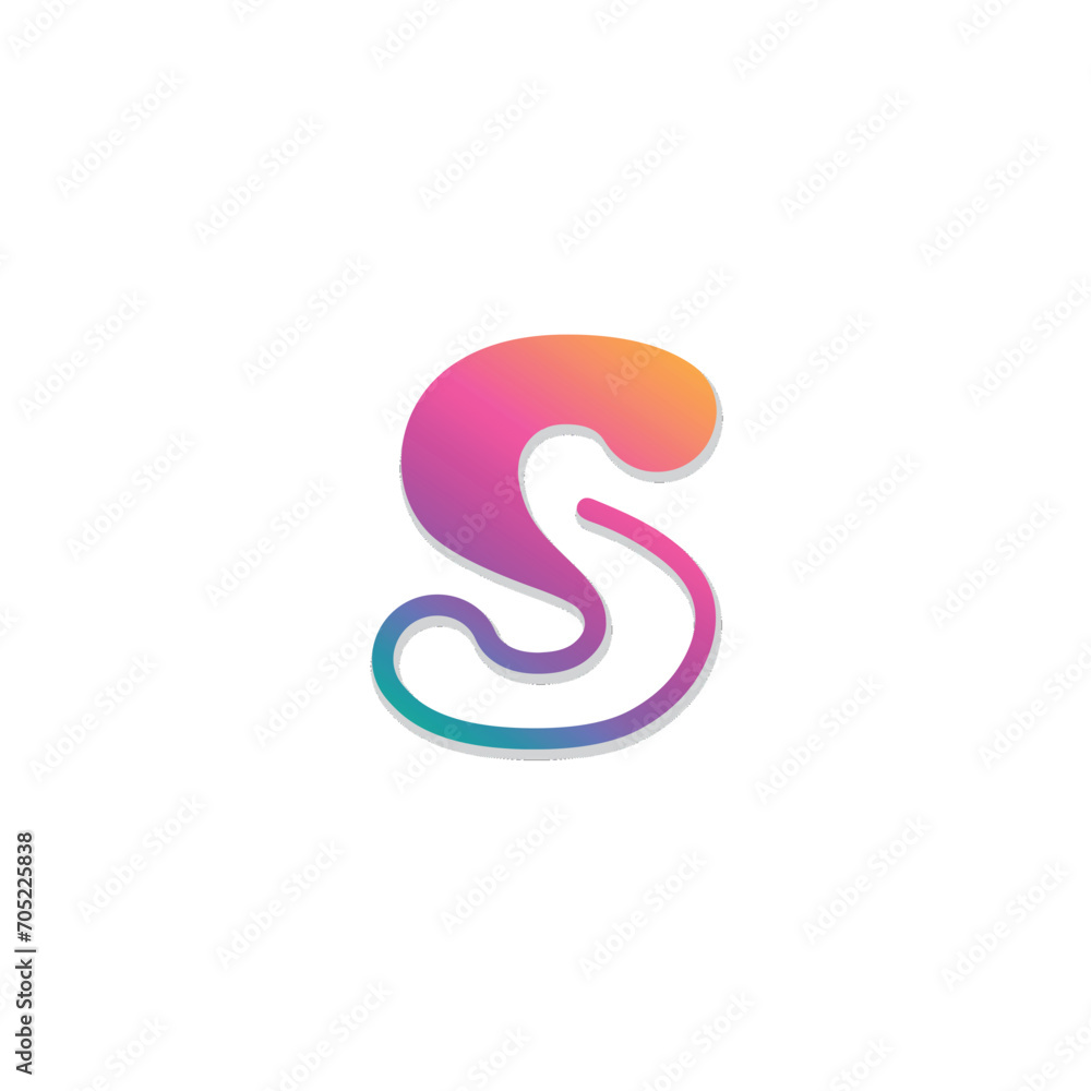 Letter S futuristic, sophisticated and techy AI letter logo. A simple but eye-catching logo. A logo that is very suitable for technology companies such as cryptocurrencies, internet, computers, etc.
