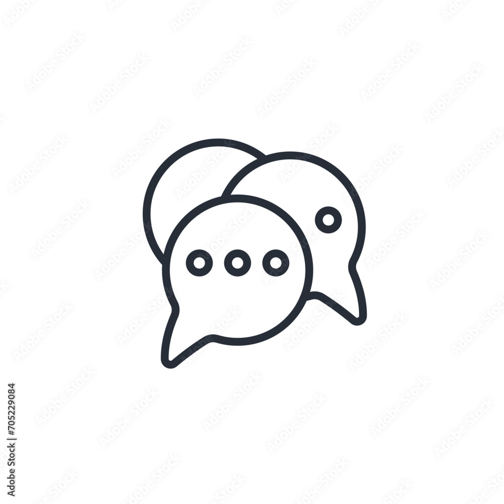 live chat icon. vector.Editable stroke.linear style sign for use web design,logo.Symbol illustration. live chat icon. vector.Editable stroke.linear style sign for use web design,logo.Symbol illustration.