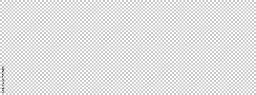 Seamless transparent pattern background, vector checkerboard simulation alpha channel png transparency texture. White and gray checkered pattern. Empty template - obrazy, fototapety, plakaty 
