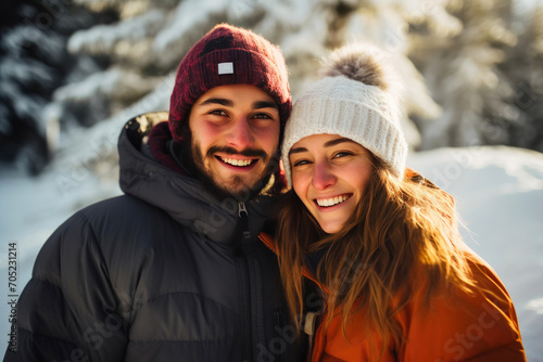 Snow Seekers: Brazilian Duo Embraces the Winter Spirit