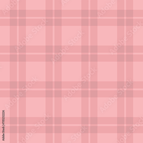 Plaid pink pattern. Simple tartan check plaid background. Traditional checkered background. For Valentines Day, girls design