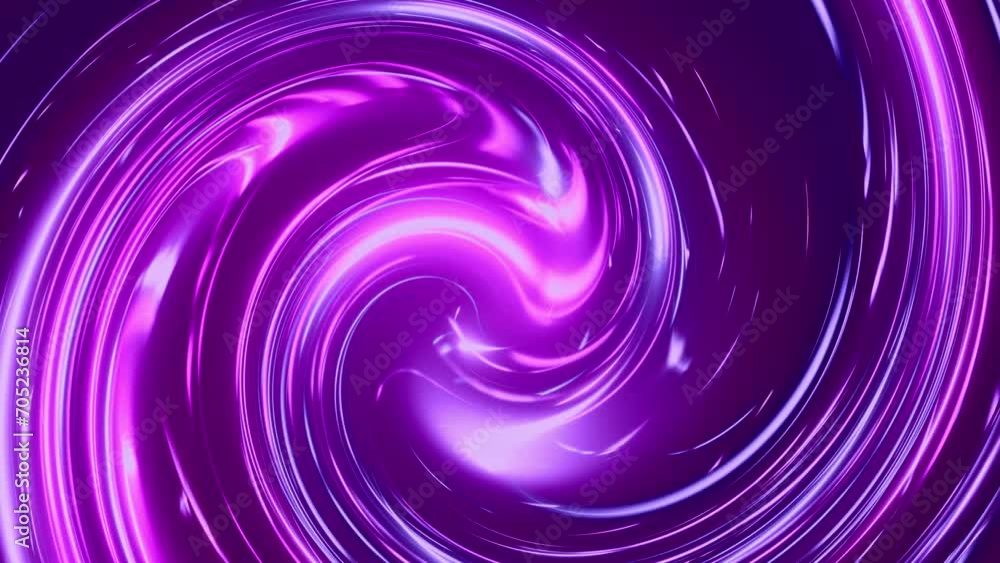 abstrakte violett animierte leuchtende Struktur, Wirbel, Linien, lila, Bewegung, Energie, Power, Plasma, Blitze, Strom, Hintergrund