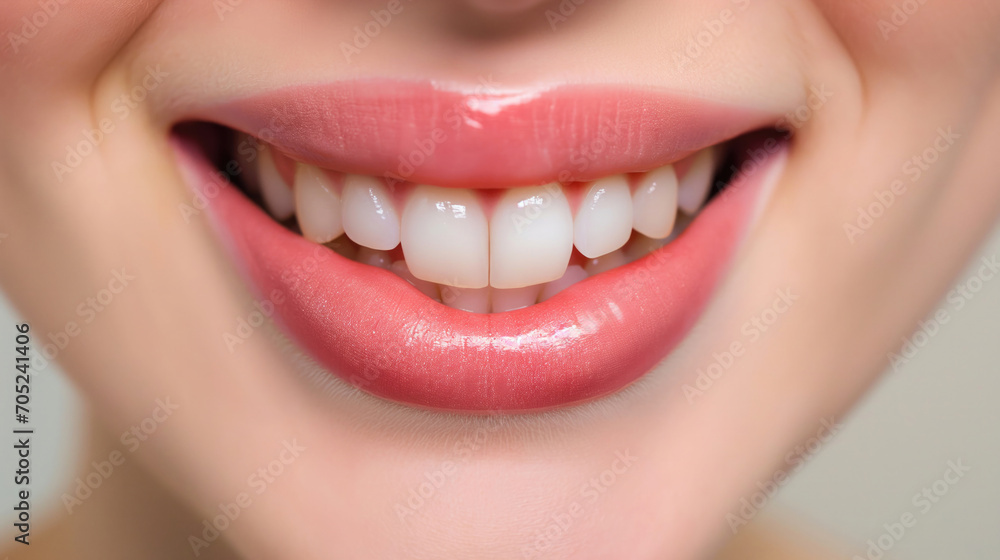 smiling woman with white teeth smiling woman with white teeth