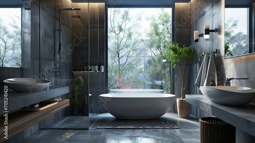 modern bathroom interior