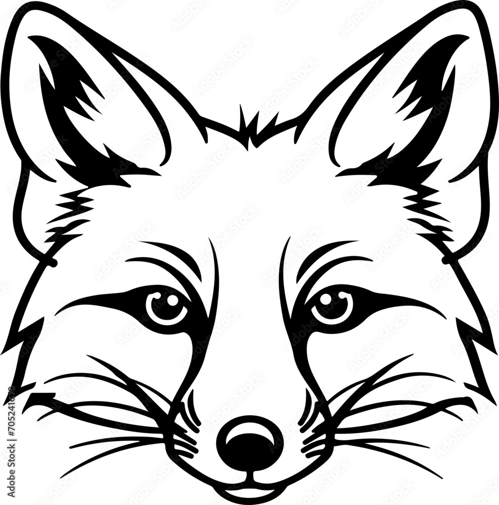 Fox SVG, fox head SVG, fox face svg, fox silhouette svg, standing fox ...