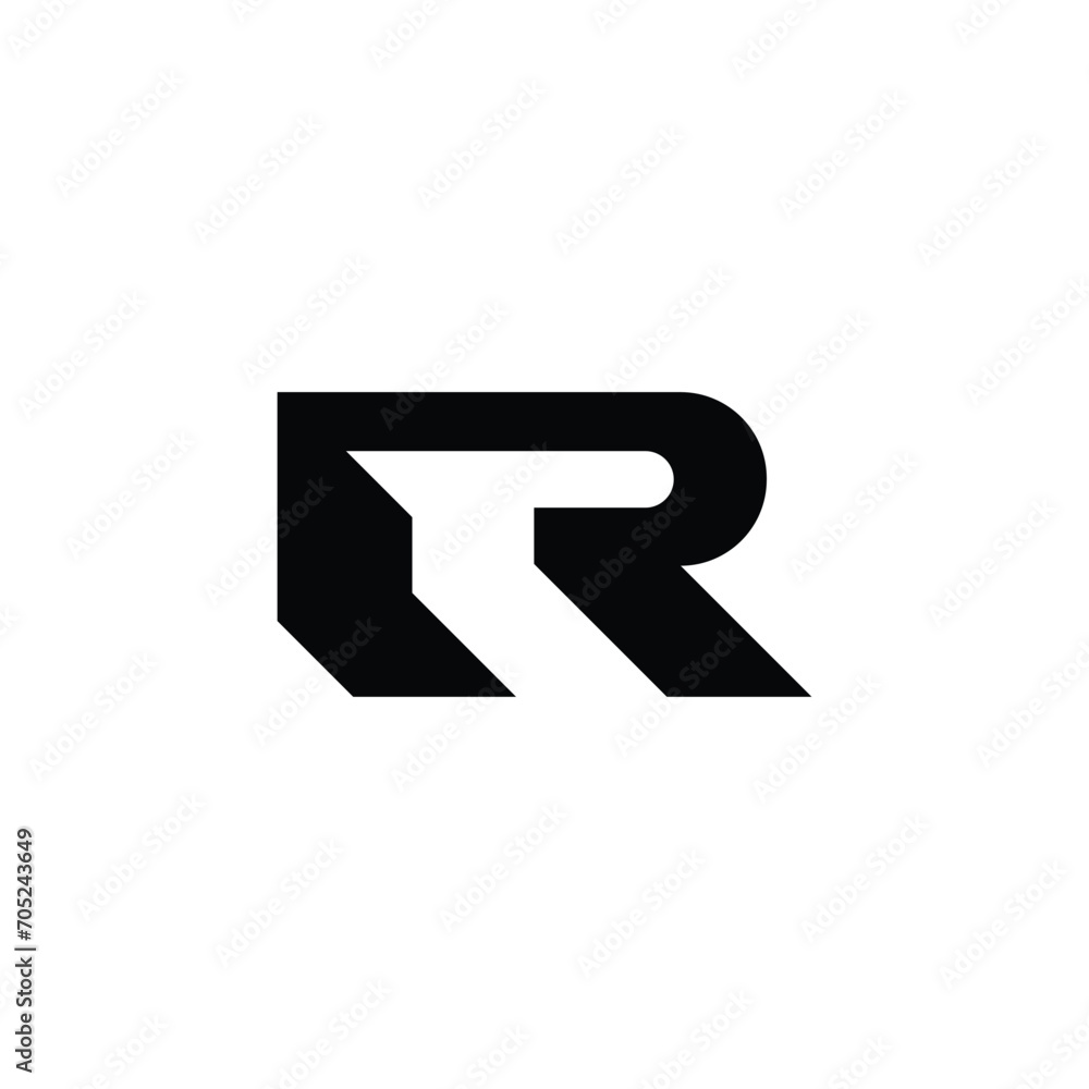 R bussines design logo vector monogram letter R bussines design logo vector monogram letter