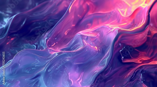 Close-up Abstract Fluid Forms Pulse, Ripple And Flow Video Background. Copy paste area for texture photo