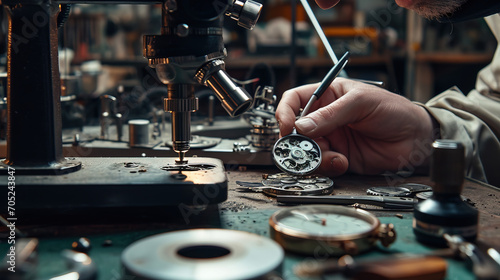 The skillful hands of craftsmen specializing in repairs turn damaged jewelry and warped watches into real works of art. They bring back the splendor of resplendent jewels and the grandeur of watches photo