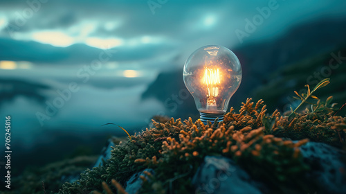 Imagine a peaceful field spread out in front of you like a living picture of nature. You are given the opportunity to see His Majesty from a new perspective. A light bulb, an idea and prospects