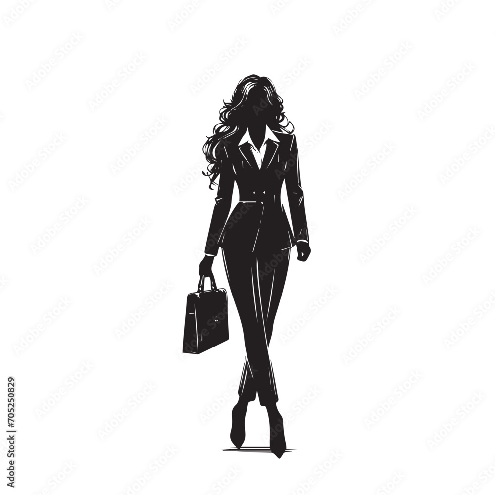 silhouettes of people women. office work. silhouette of a girl in an office suit silhouettes of people women. office work. silhouette of a girl in an office suit