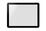 digital tablet isolated on white background