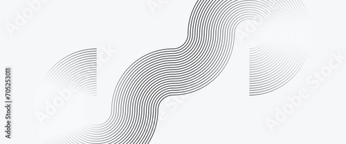Circular spiral sound wave rhythm of lines vector eps 10