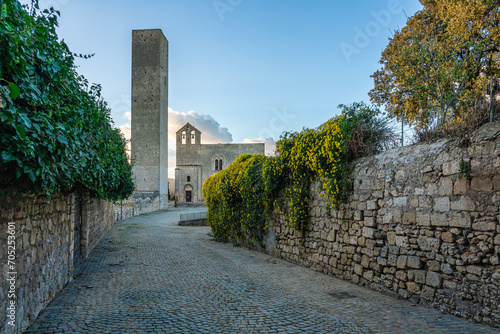 Scenic sight in the beautiful city of Tarquinia, in the province of Viterbo, Lazio, Italy. photo