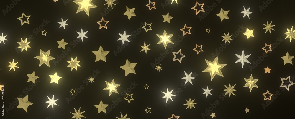 XMAS Stars - golden stars - XMAS Stars - golden stars -
