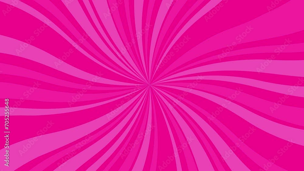 Rotating hypnotic burst stripes - hyper speed concept seamless loop motion graphic design in pink tones Rotating hypnotic burst stripes - hyper speed concept seamless loop motion graphic design in pink tones